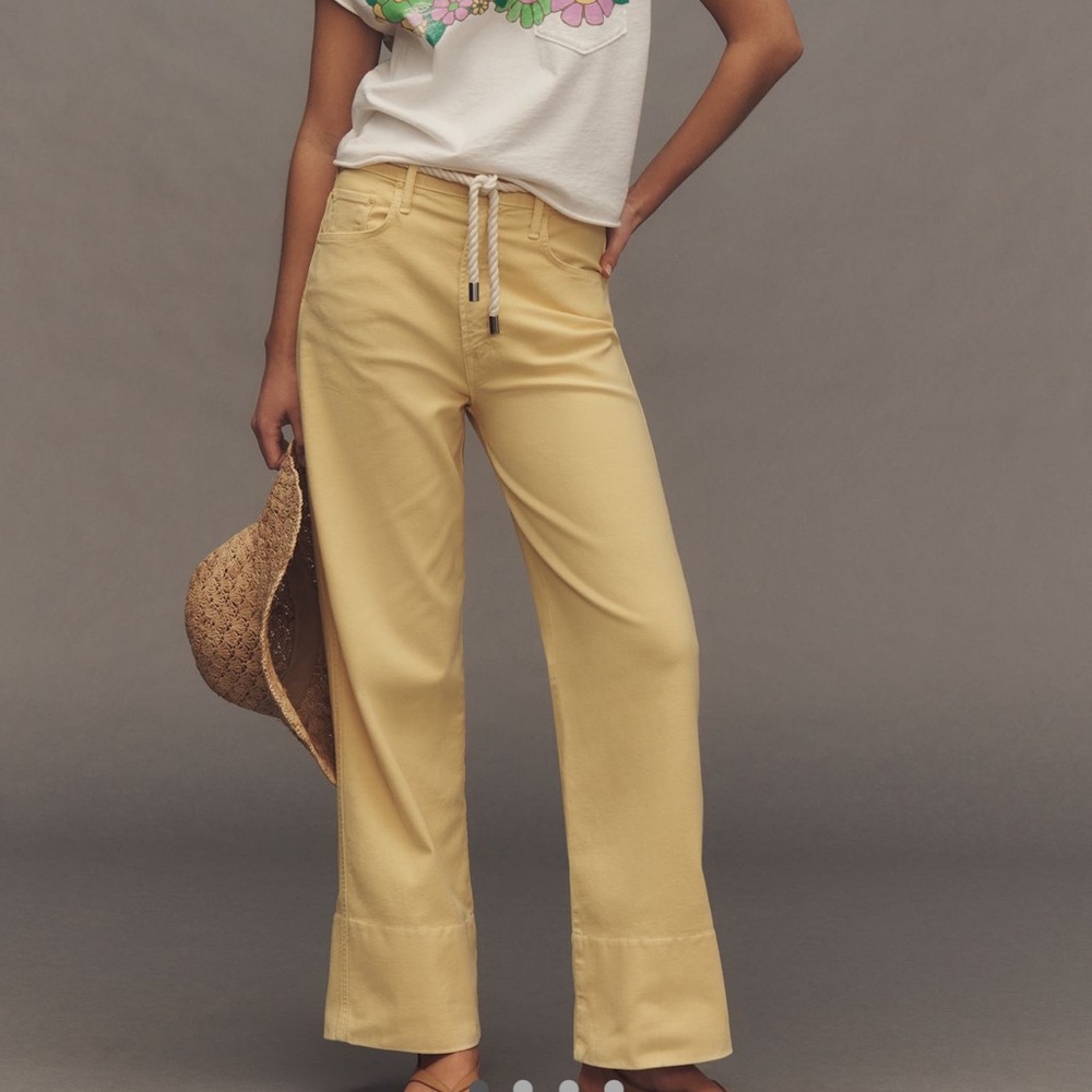 NWT Mother The Maven High Rise Wide Leg Jeans